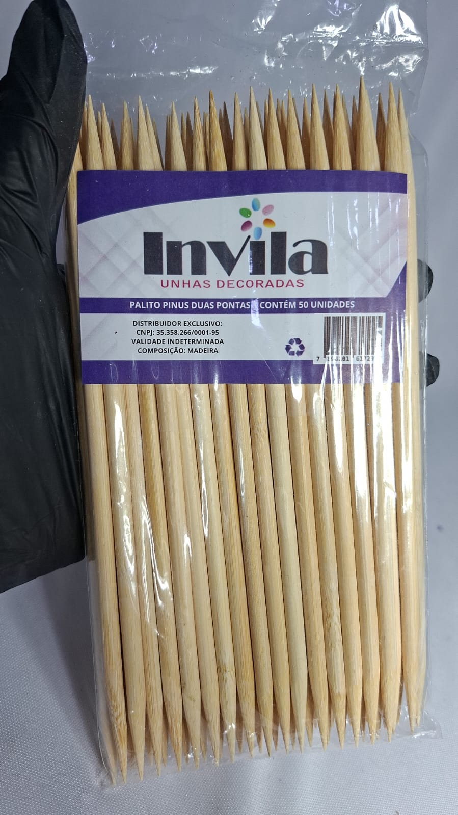 PALITO PINUS DUAS PONTAS INVILA 50UN