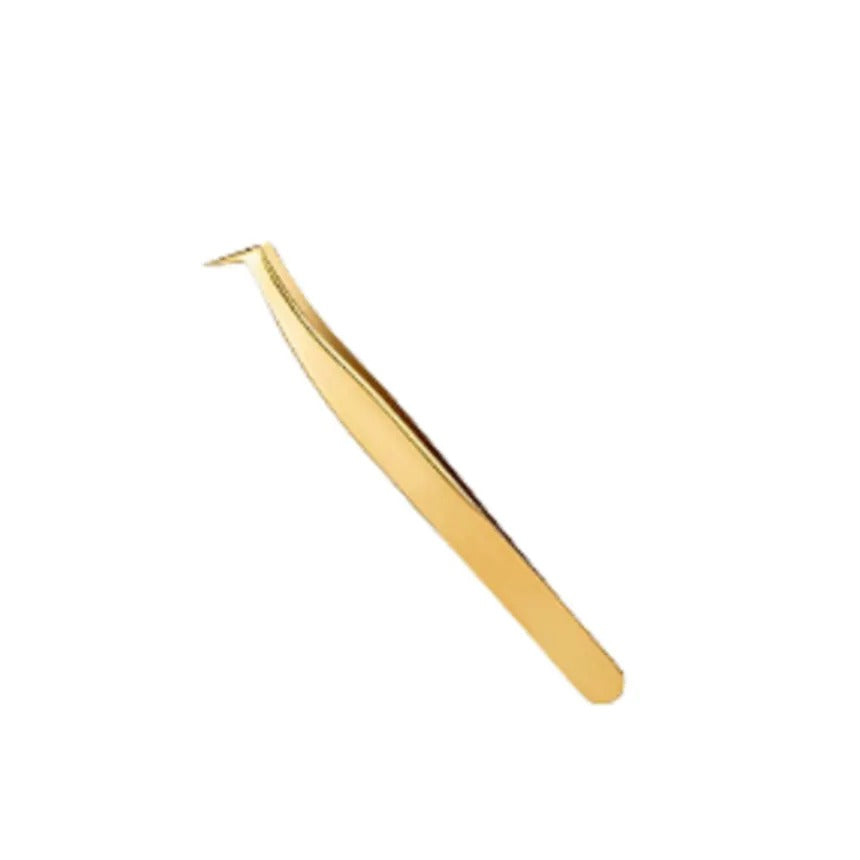 PINÇA CURVADA DOURADA