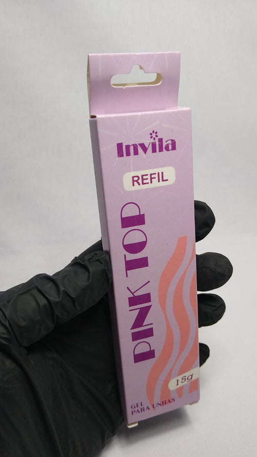 GEL INVILA REFIL PINK TOP 15G