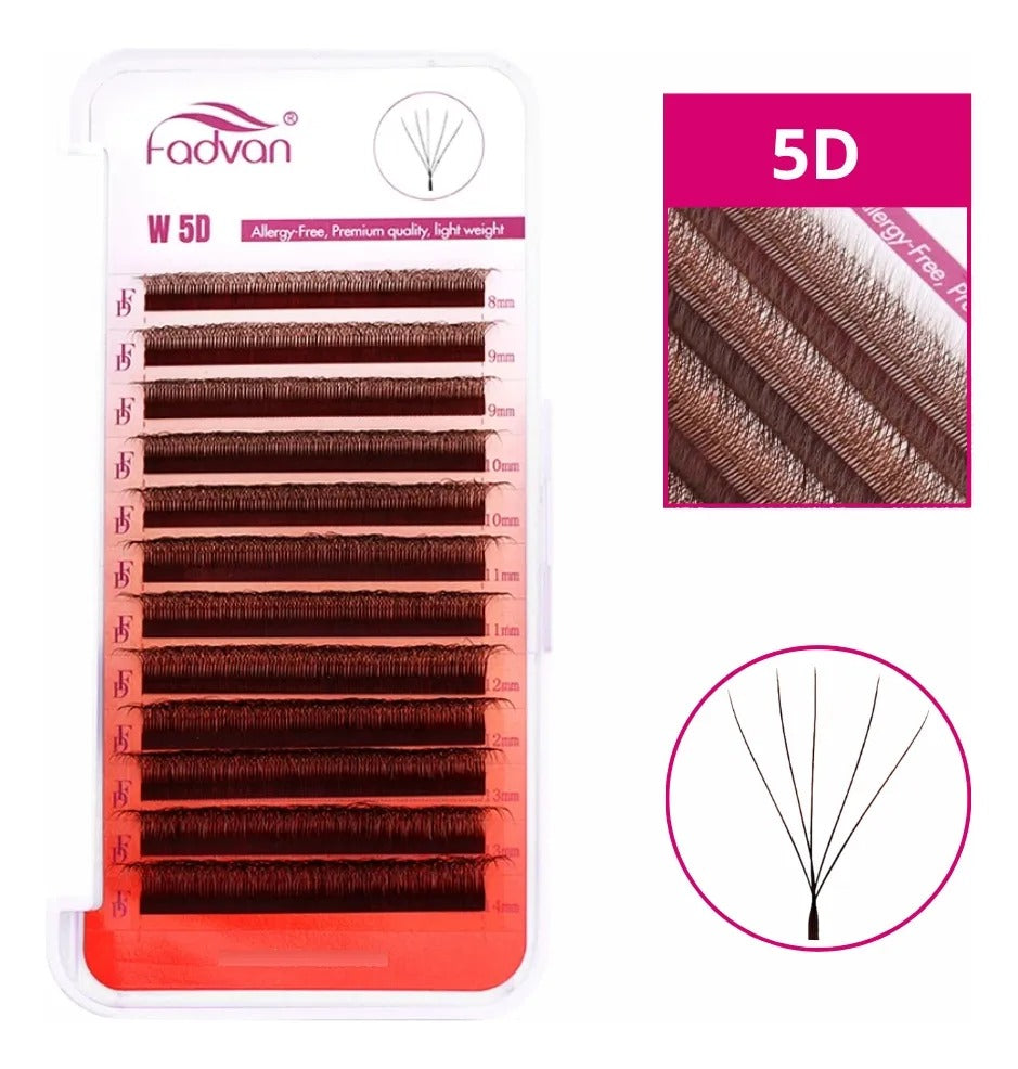 CILIOS FADVAN 5DW 0.07D MIX 8-14mm MARROM