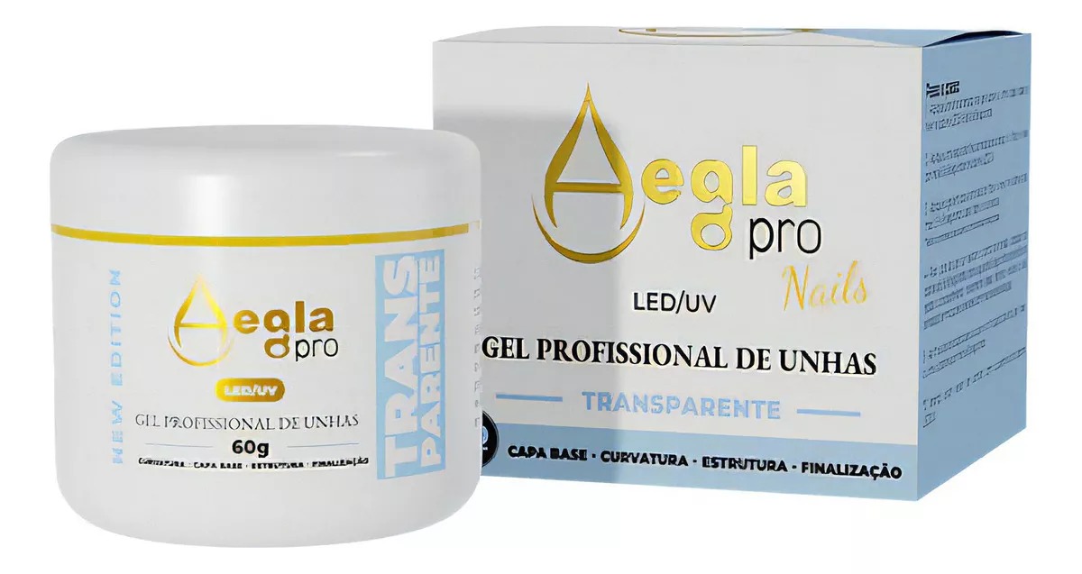 gel profissional de unhas transparente 60 gramas