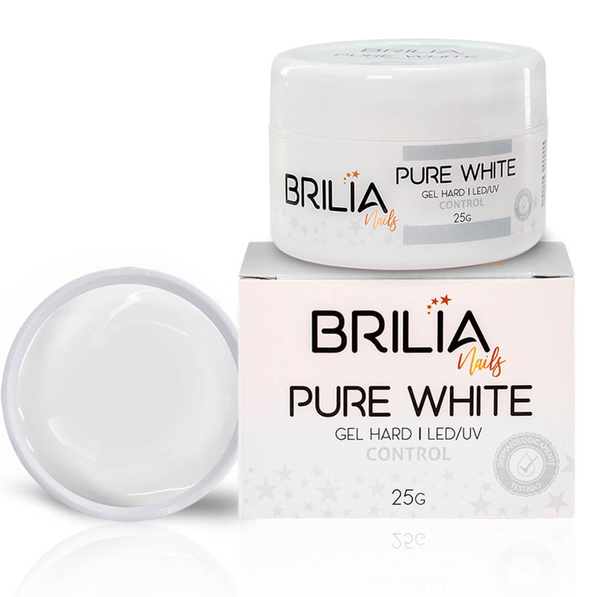 Gel Pure White Brilia 25g