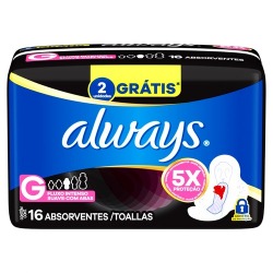 ABSORVENTE 16 ALWAYS
